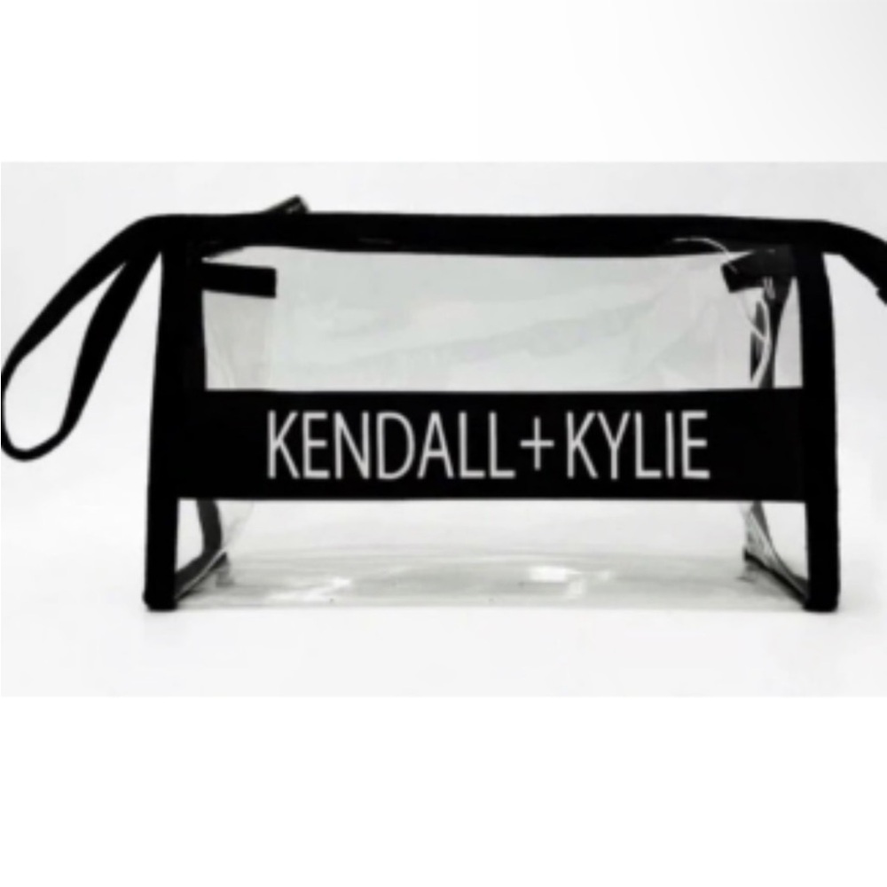 Kendall + Kylie Black Clear Travel
Cosmetic Bag Unisex
